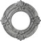 Ekena Millwork Benson Ceiling Medallion (Canopies up to 4 1/8"), 9"OD x 4 1/8"ID x 5/8"P, Ultra Pure White Crackle CM09BNUWC - alternate 1